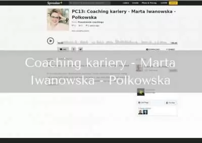 Coaching kariery – Marta Iwanowska – Polkowska
